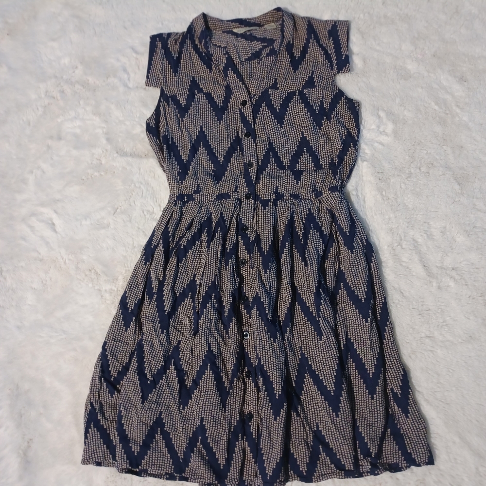 Anthropologie - 11 1 Tylho S Shift Dress V Neck Sleeveless